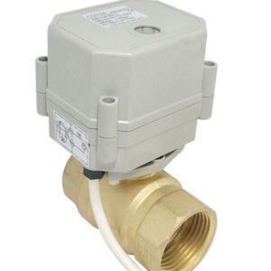 Mini Motorised Ball Valve 9-24VDC (ON/Off) Position Indication and Manual Override.